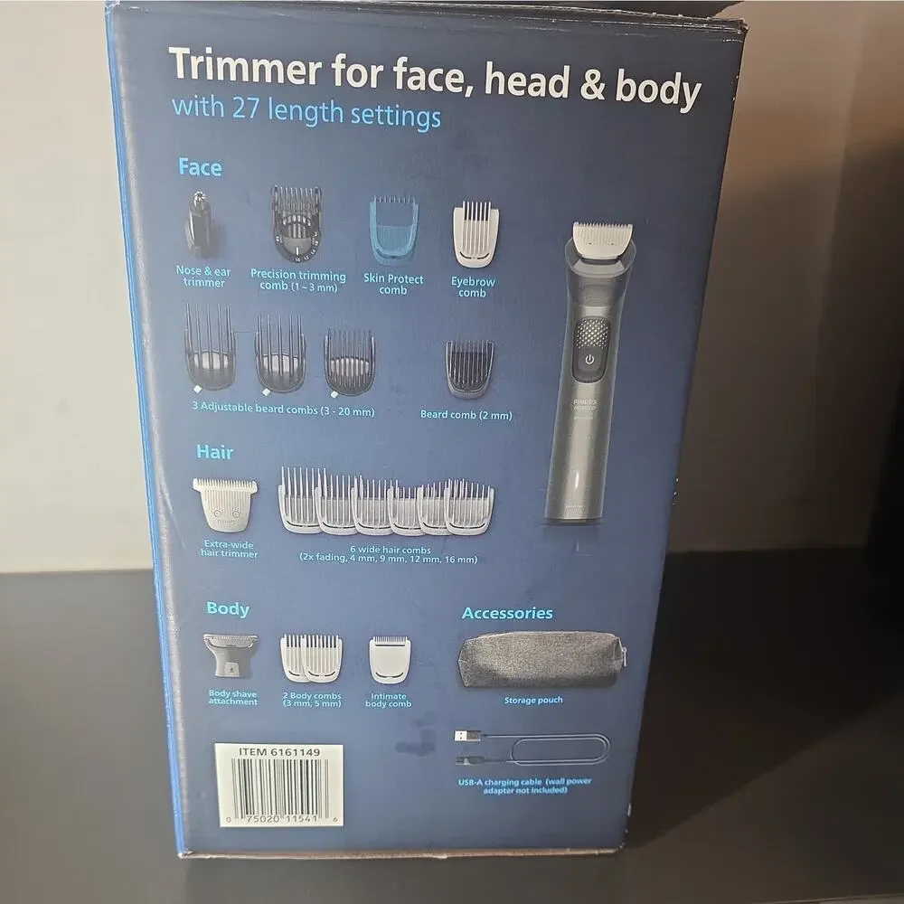 Philips Norelco Ultimate Precision All In One Trimmer & Accessories OB